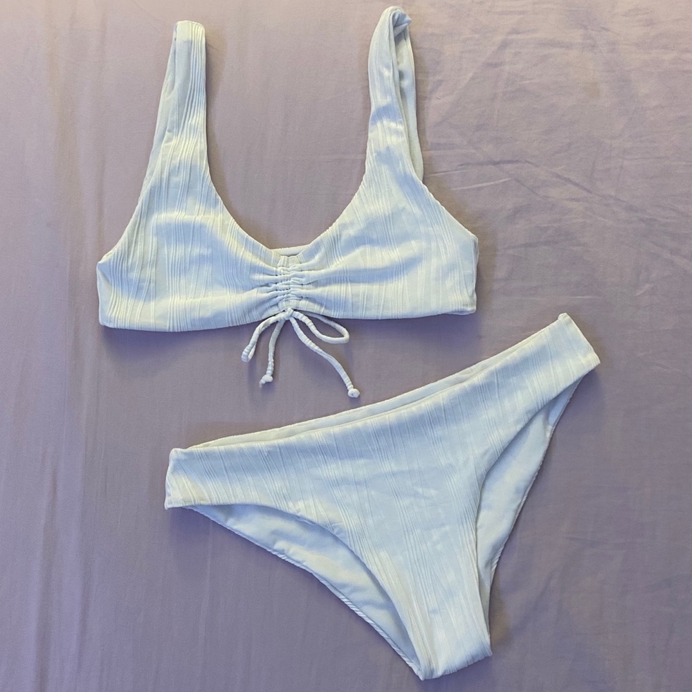 Shein white bikini